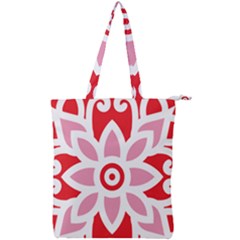 Double Zip Up Tote Bag 