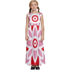 Kids  Satin Sleeveless Maxi Dress 