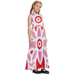 Kids  Satin Sleeveless Maxi Dress 