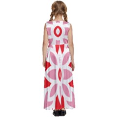 Kids  Satin Sleeveless Maxi Dress 