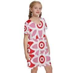 Kids  Short Sleeve Tiered Mini Dress 