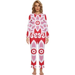 Womens  Long Sleeve Lightweight Pajamas Set 