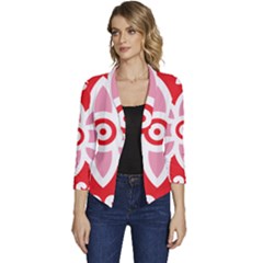 Women s Casual 3/4 Sleeve Spring Jacket 