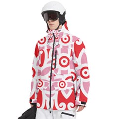 Men s Multi Pockets Zip Ski and Snowboard Waterproof Breathable Jacket 