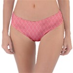 A Red And White Background With A Pattern Reversible Classic Bikini Bottoms