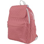 A Red And White Background With A Pattern Top Flap Backpack