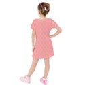 Kids  Short Sleeve Velvet Dress 