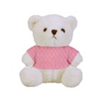 A Red And White Background With A Pattern Full Print Tee for Cuddly Teddy Bear