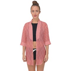 Open Front Chiffon Kimono 