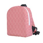 A Red And White Background With A Pattern Kids  Age 2-4 Lightweight Preschool Backpack