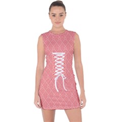 Lace Up Front Bodycon Dress 