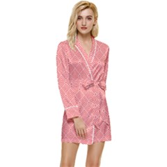 Long Sleeve Satin Robe 