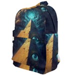 Mystic Blue Pyramid Art Classic Backpack