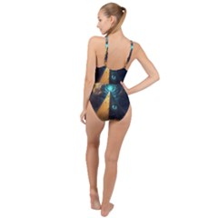 High Neck One Piece Swimsuit 