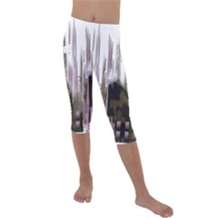 Kids  Lightweight Velour Capri Leggings  