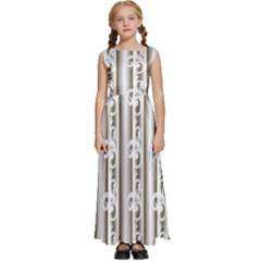 Kids  Satin Sleeveless Maxi Dress 