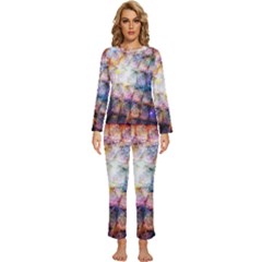 Womens  Long Sleeve Lightweight Pajamas Set 