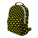 Royalty Inspired Crown Pattern Flap Pocket Backpack (Large)