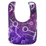 Cosmic Network Geometric Art Baby Bib