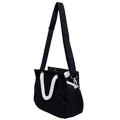 Rope Handles Shoulder Strap Bag 