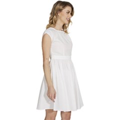 Cap Sleeve High Waist Dress 