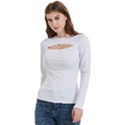 Women s Cut Out Long Sleeve T-Shirt 