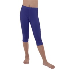 Kids  Lightweight Velour Capri Leggings  