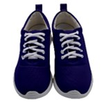 A Blue Background With A Clock On It Women Athletic Shoes