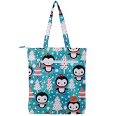 Double Zip Up Tote Bag 