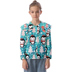 Kids  Peter Pan Collar Blouse 