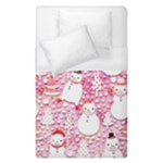 Cute Snowmen With Hats, Adoxali, Christmas Duvet Cover (Single Size)