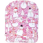 Cute Snowmen With Hats, Adoxali, Christmas Full Print Backpack