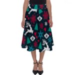 Holiday Season Pattern Perfect Length Midi Skirt