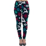 Holiday Season Pattern Lightweight Velour Leggings