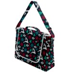 Holiday Season Pattern Box Up Messenger Bag