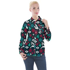 Women s Long Sleeve Pocket Shirt 