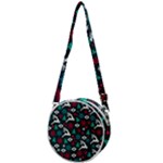 Holiday Season Pattern Crossbody Circle Bag