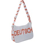 Deutsch Zip Up Shoulder Bag