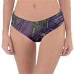 Vibrant Collage Vibes Print Reversible Classic Bikini Bottoms