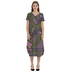 T-Shirt Midi Dress With Pockets 