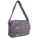 Vibrant Collage Vibes Print Courier Bag