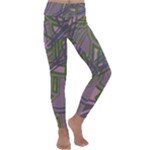 Vibrant Collage Vibes Print Kids  Lightweight Velour Classic Yoga Leggings