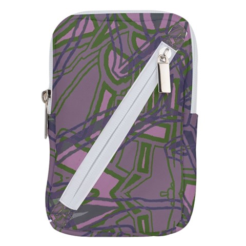 Vibrant Collage Vibes Print Belt Pouch Bag (Large) from ArtsNow.com