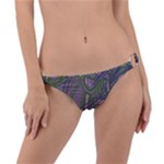 Vibrant Collage Vibes Print Ring Detail Bikini Bottoms