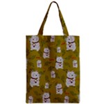 Super Lucky Cat Zipper Classic Tote Bag