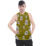 Super Lucky Cat Men s Sleeveless Hoodie