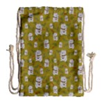 Super Lucky Cat Scaled Drawstring Bag (Large)