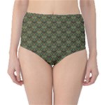 Day Of The Death Moth Scaled Classic High-Waist Bikini Bottoms