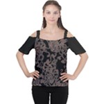 Venomous Elegance Cutout Shoulder T-Shirt