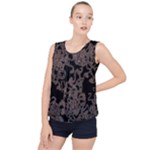 Venomous Elegance Bubble Hem Chiffon Tank Top